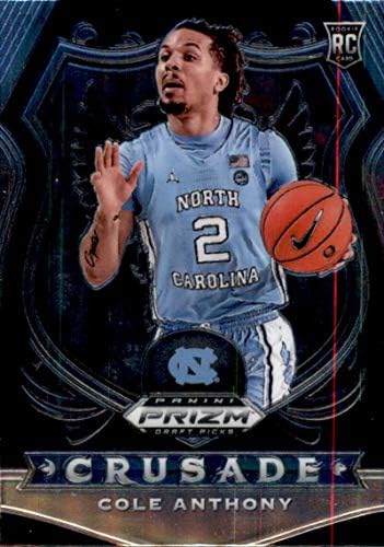 2020-21 PANINI PRIZM LICKS 89 Cole Anthony RC Rookie North Carolina Tar Heels košarkaški trgovački karton