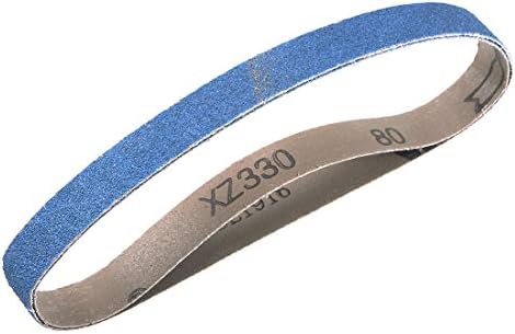UXCELL 3/4-inčni X 21-inčni brusni pojas 80 grit cirkonija pijesak 2pcs