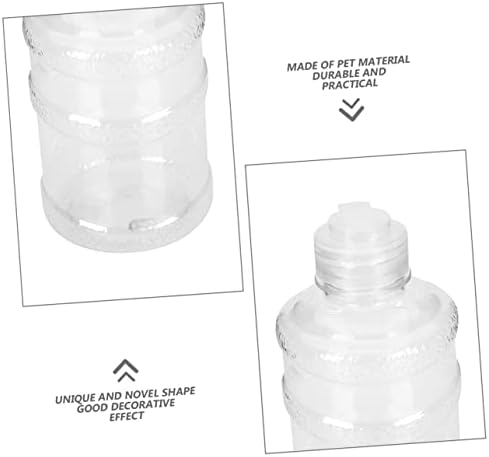 Nolitoy 24 kom boca sa bocama za piće sa poklopcem Clear Clear Container Clear Spremnik sa poklopcem boca