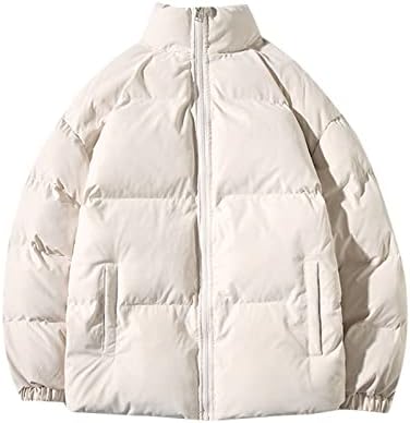 Fsahjkee Vodootporne zimske jakne za muškarce, 2022. zimski kaputi s dugim rukavima Ležerne debele fit modne težine