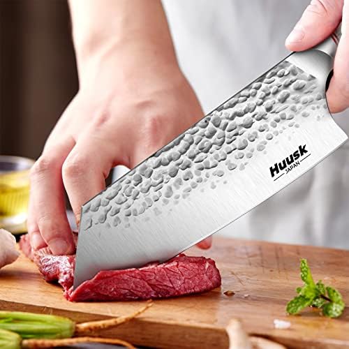 Huusk Japan Chef Knife profesionalni kuhinjski nož za sečenje mesa i Kiritsuke Set noža sa ergonomskom ručkom