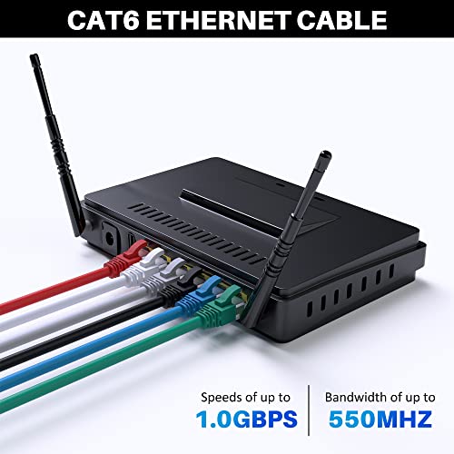 CAT 6 Ethernet kabel 125 stopa, CAT 6 Internet kabel, CAT6 kabel za patch, mreža, LAN, Snagless RJ45 kabel,