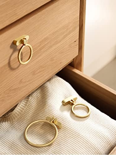 MFYS back ladica prstena izvlačenja zlata Kuhinjska ormara za ručicu Black Dresser Hardware