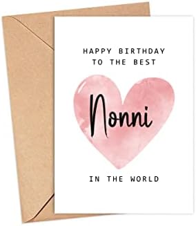 Sretan rođendan najboljoj Noni na svijetu čestitka - Noni rođendanska čestitka - Noni čestitka - poklon
