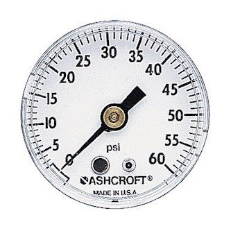 Ashcroft 1005ph1. 5 Uslužni mjerač od 0 do 160 psi, brojčanik 1 1/2, povratna veza
