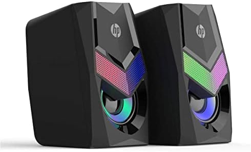 HP 2.0 Stereo Gaming zvučnik sa RGB pozadinskim osvetljenjem, 3.5 mm priključak za Audio