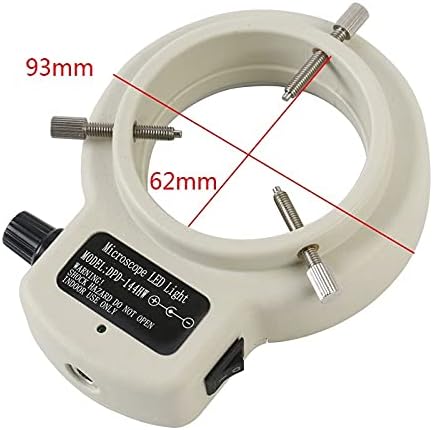 Oprema za mikroskop 6500K 144 LED prstenasta lampa za osvjetljavanje, objektiv USB kamera 110v 220vza potrošni