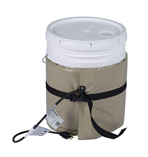 Powerblanket CN05 5 gal pokrivač za grijanje kante za kokosovo ulje, fiksni termostat, 100 stepeni F, 120V,
