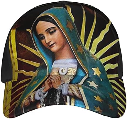 Gospa od Guadalupe Djevice Marije bejzbol kapa Podesiva sendvič kapa za jačanje kape za muškarce za muškarce