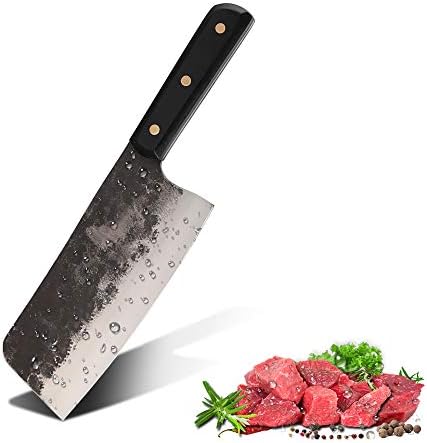 DENGJIA kuharski nož Ultra-oštar kuhinjski nož od nehrđajućeg čelika 7-inčni kuharski nož sa Erganomskom
