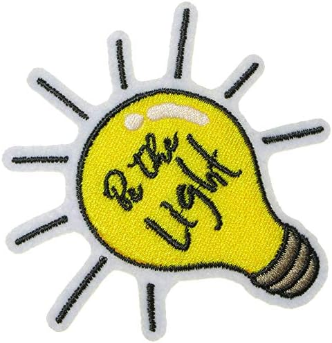 JPT - Budite svjetlost Donesite ideju Slatki crtani izvezeni aplicirani aparat / šivanje na zakrpama Značka