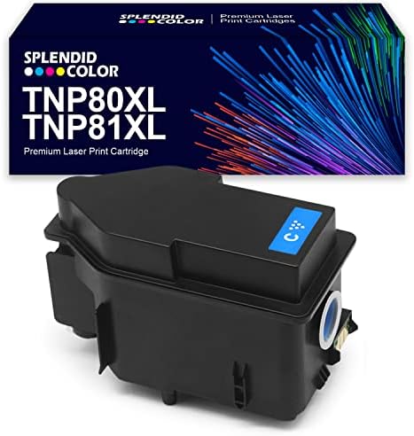 SPLENDIDCOLOR prerađeni Tnp80 TNP81 cijan Toner kertridž visokog prinosa kompatibilan za Konica Minolta
