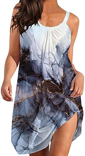 Miashui Mini haljine za žene Ležerne prilike Ležerne prilike Ležerne prilike Haljina bez rukava bez rukava